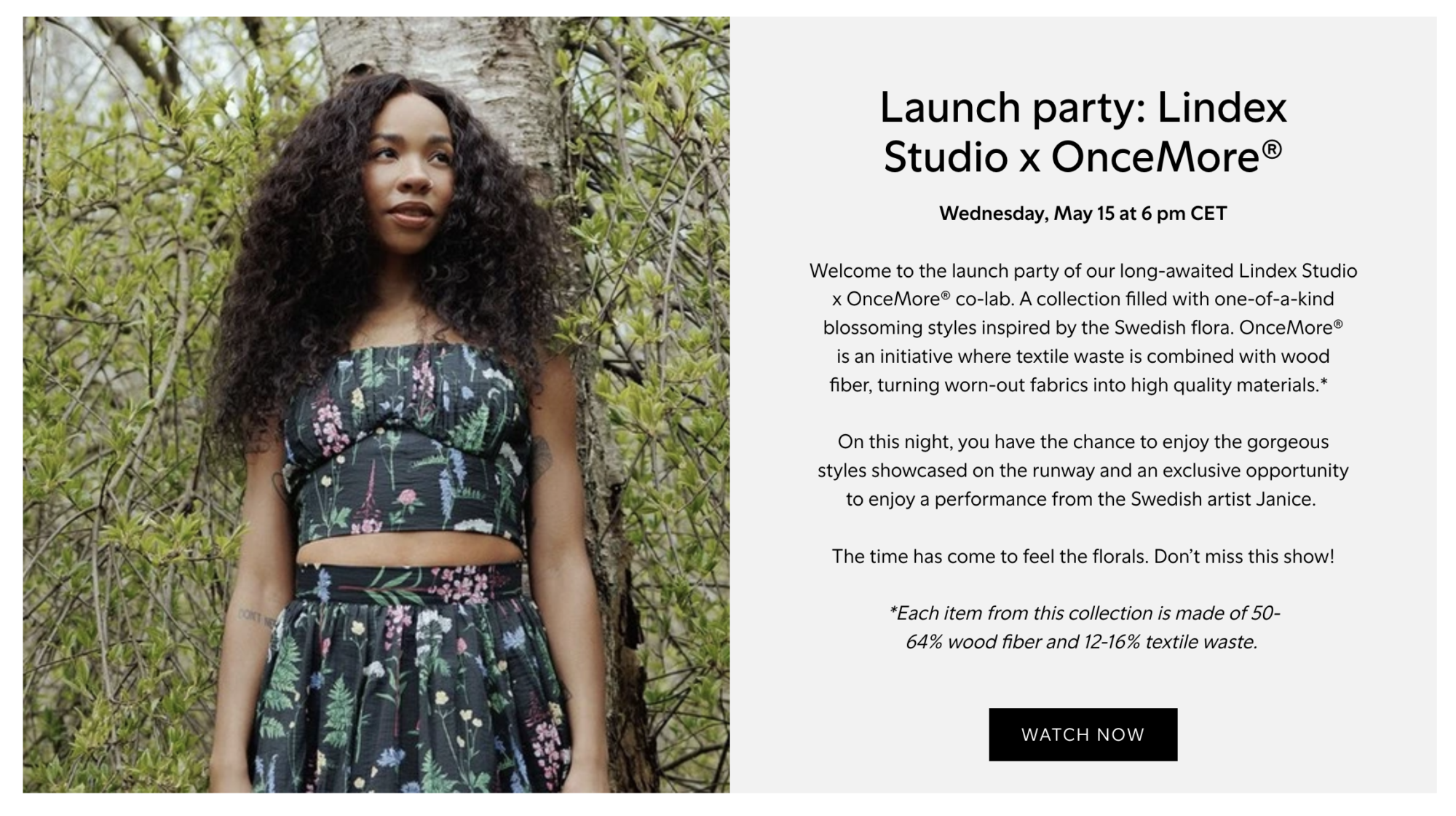 Launch party: Lindex Studio x OnceMore